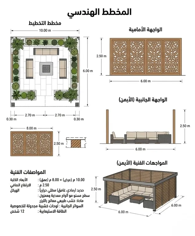 السواتر الخشبية B