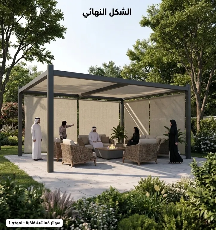 السواتر القماشية A