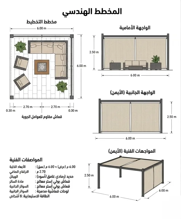 السواتر القماشية B