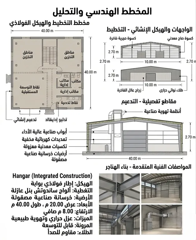 بناء الهناجر B