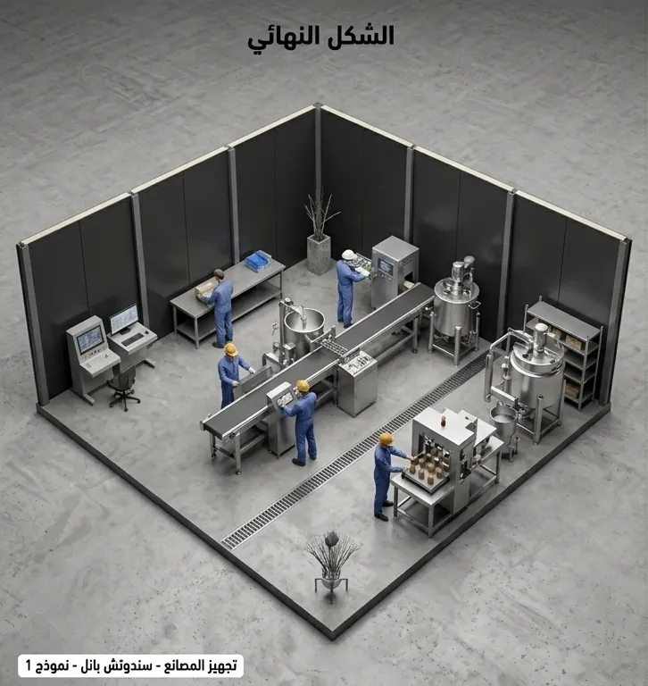 تجهيز المصانع A