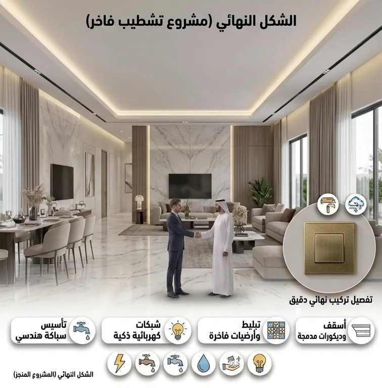 تشطيب فلل ومنازل A