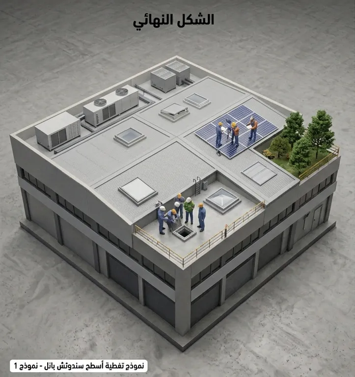 تغطية أسطح A