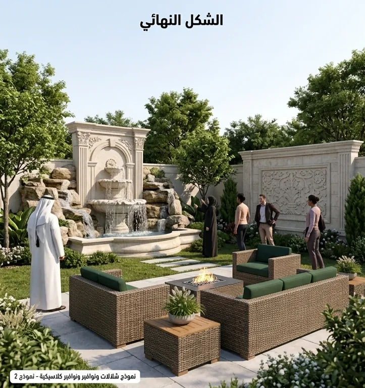 شلالات ونوافير منزلية A