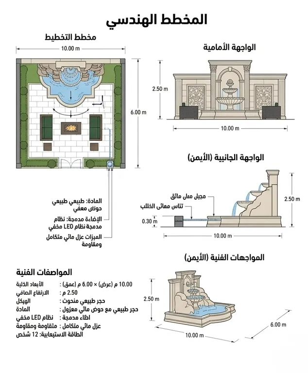 شلالات ونوافير منزلية B