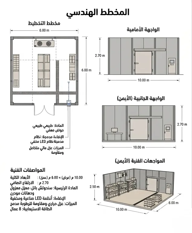 غرف التبريد B